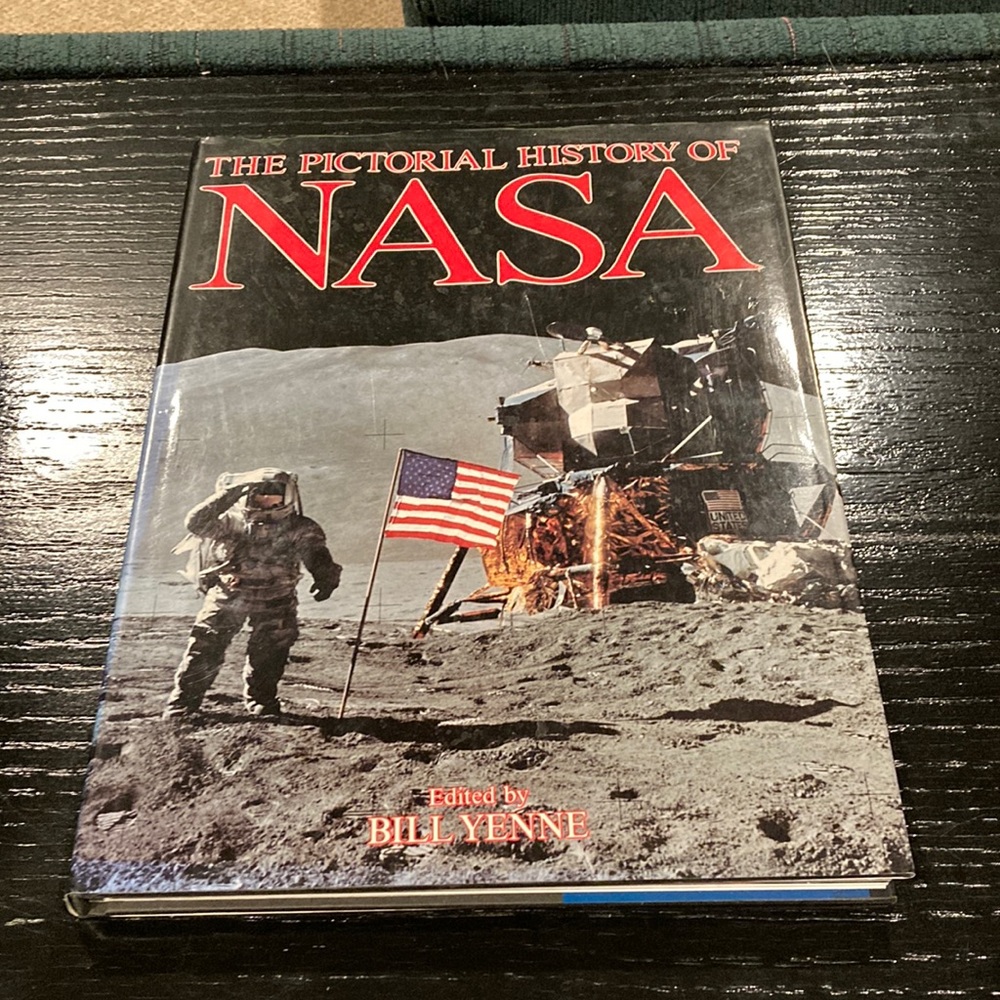 The Pictorial History of NASA, hard cover by BillYenne, RARE
